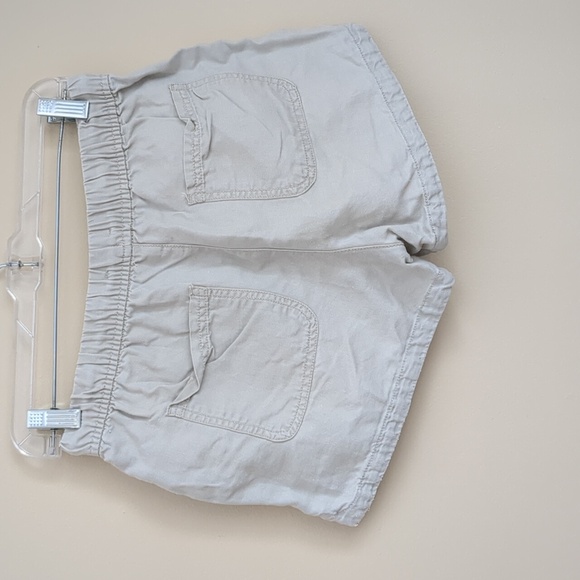 Small Linen Blend Cynthia Rowley Short Pull-On Stretchy Waist Drawstring - Picture 9 of 14